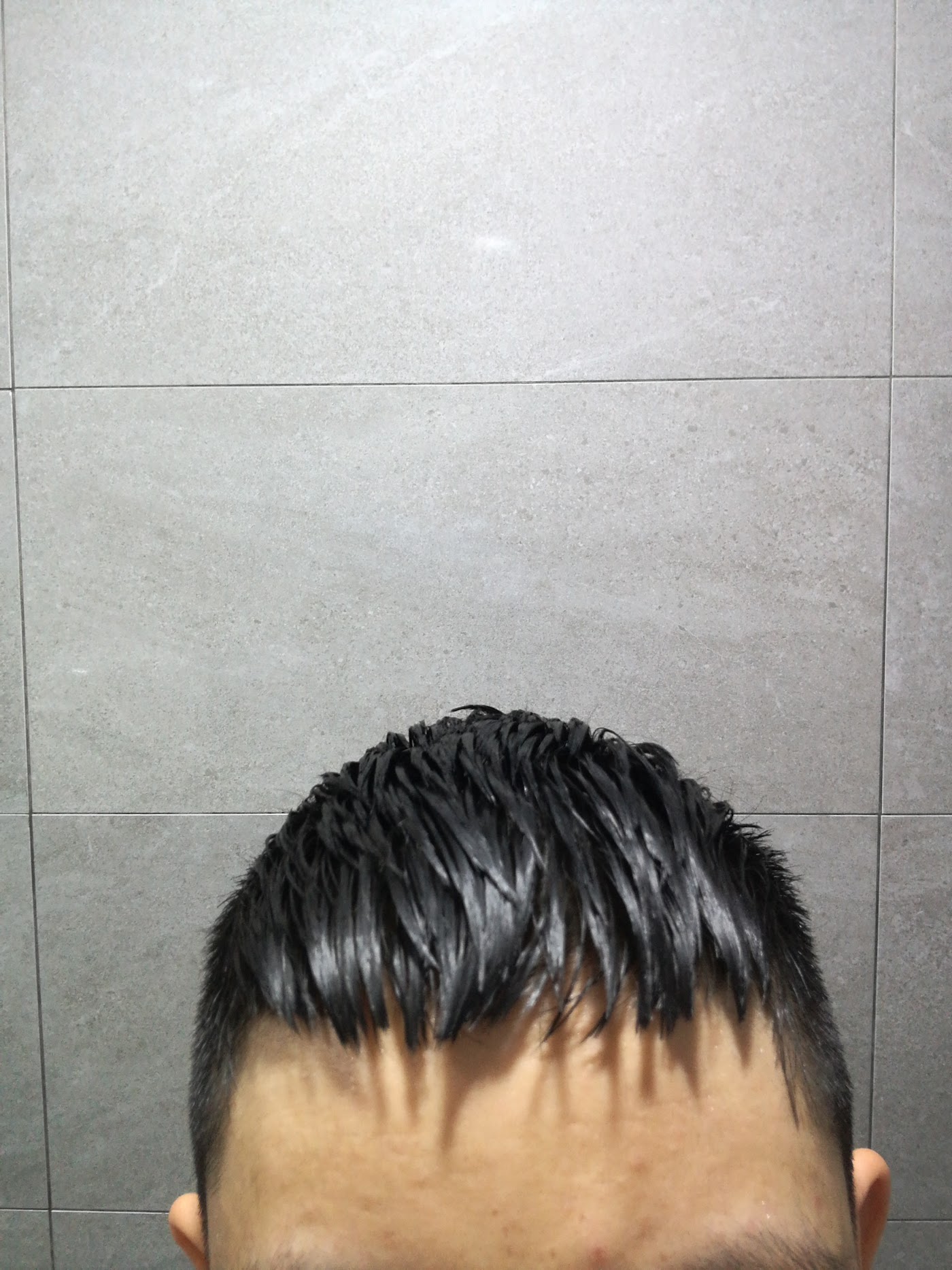 Fresh haircut close-up at Jawdrop Barbershop