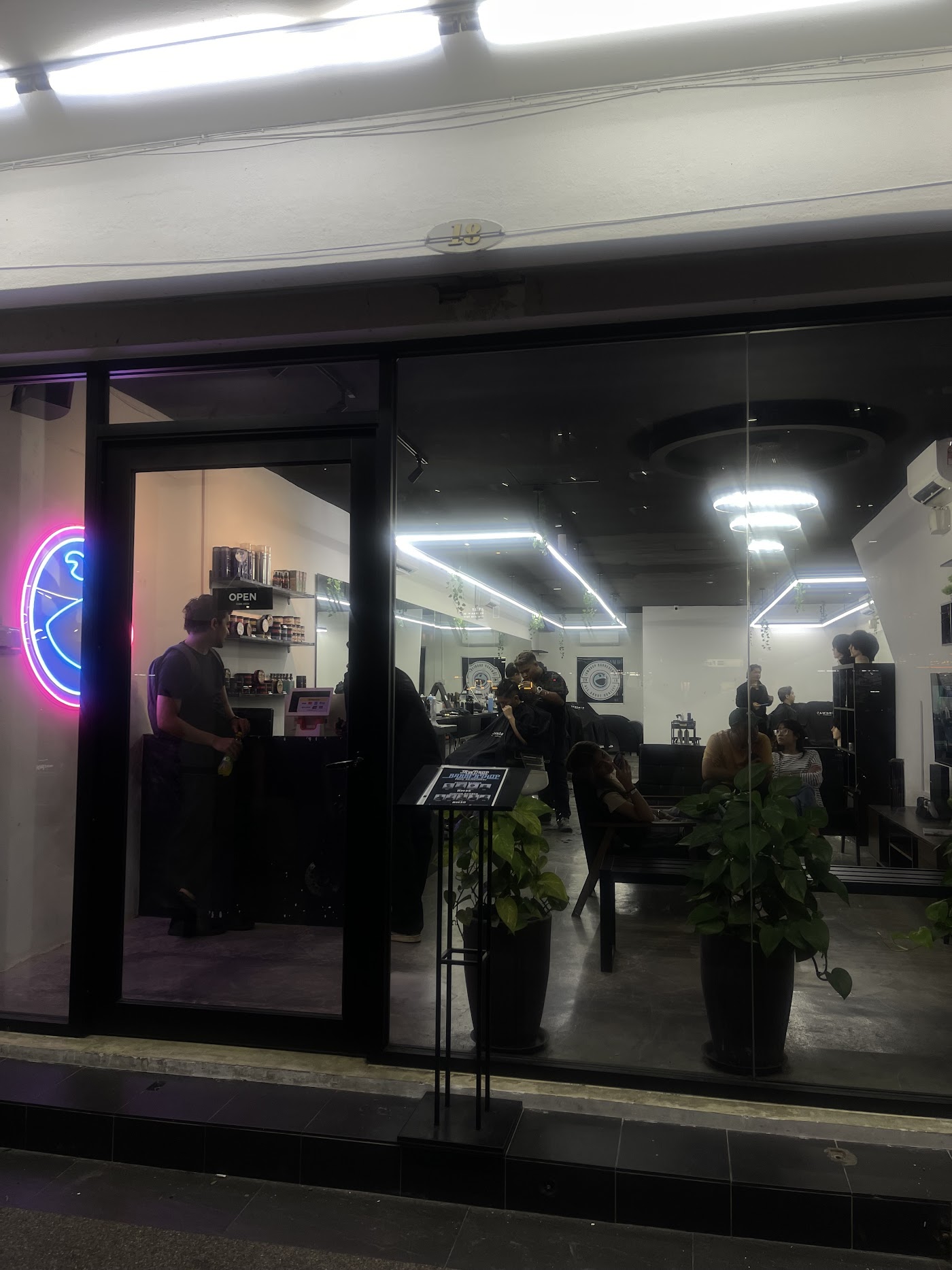 Jawdrop Shah Alam glowing neon storefront at night